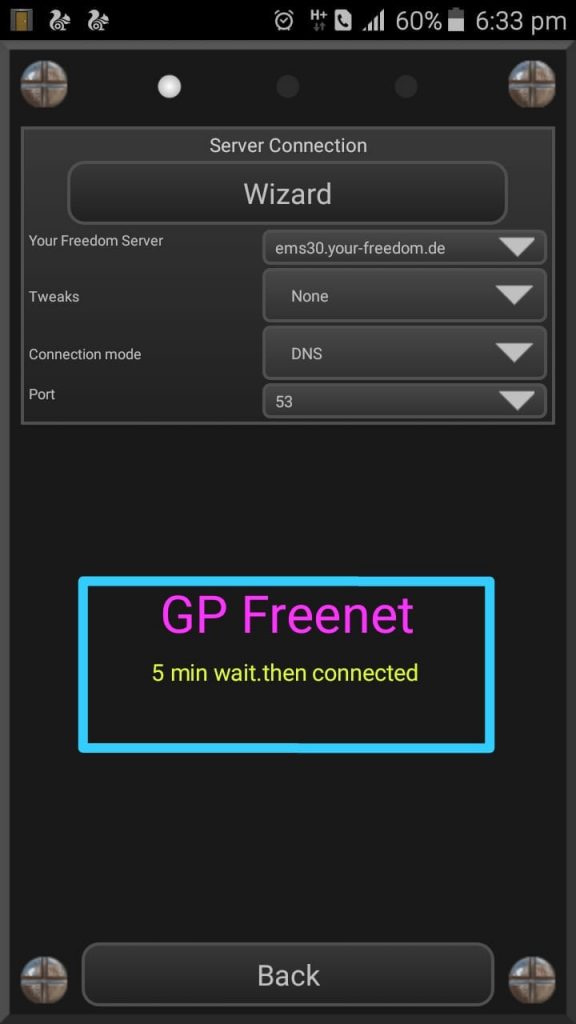 Your Freedom vpn Bangladesh GP free net setting