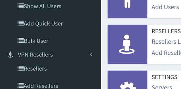 VPN admin panel details VPN admin panel details